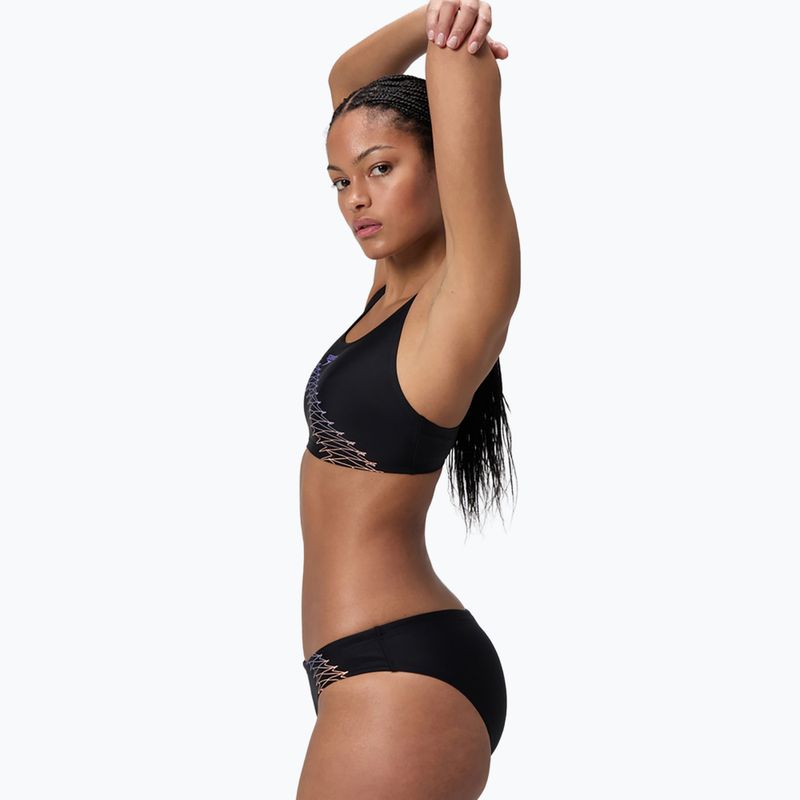 Strój pływacki dwuczęściowy damski Speedo Placement 2pc komplet bright peach 4