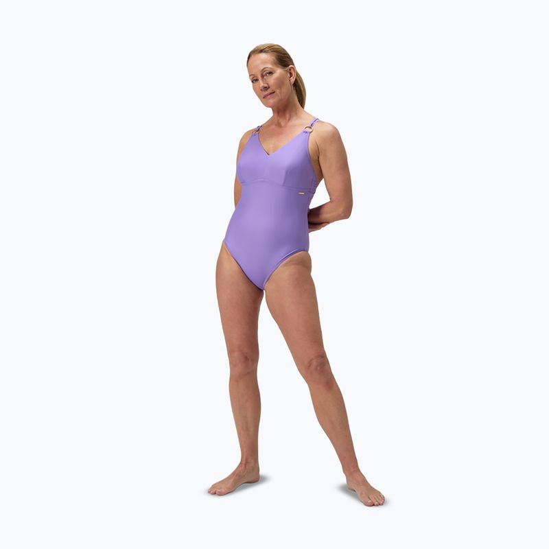 Strój pływacki jednoczęściowy damski Speedo Shaping Strappy purple mist 2