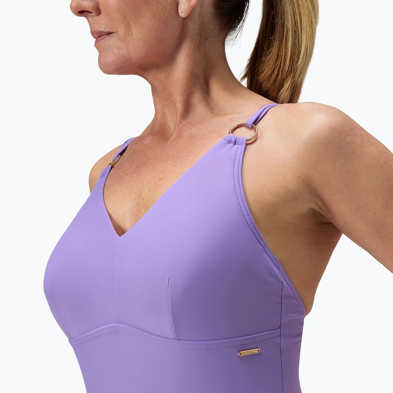 Strój pływacki jednoczęściowy damski Speedo Shaping Strappy purple mist 5