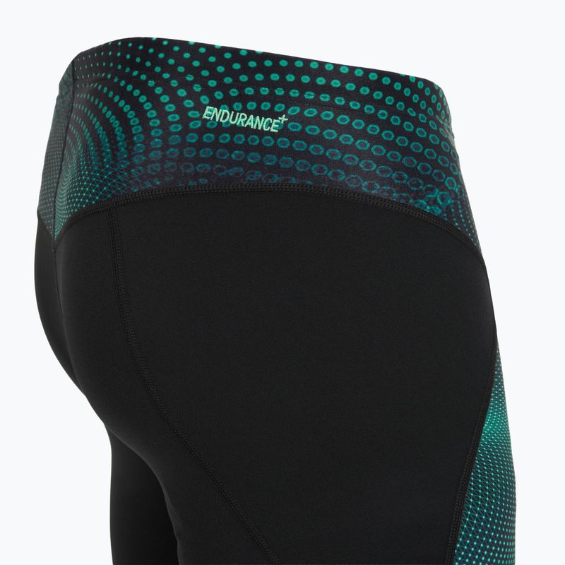 Jammery pływackie męskie Speedo Endurance+ Max Compression Jammer black/turquoise gem 4