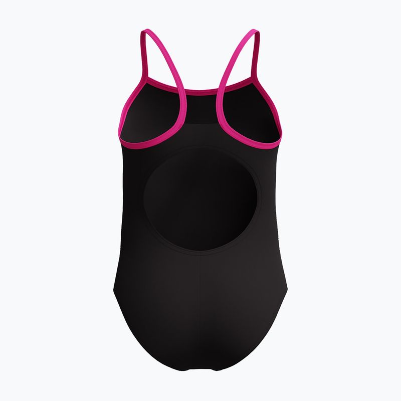 Strój pływacki jednoczęściowy dziecięcy Speedo Platisol Placement Thinstrap Muscleback flare pink 2