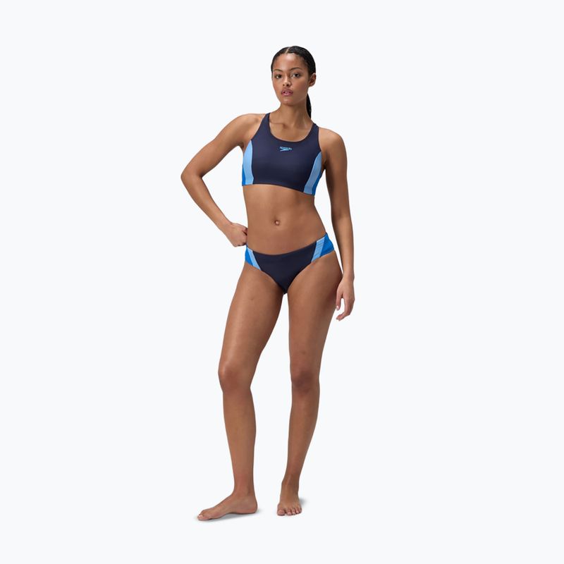 Strój pływacki dwuczęściowy damski Speedo Colourblock Splice 2.0 lagoon blue/celeste 2