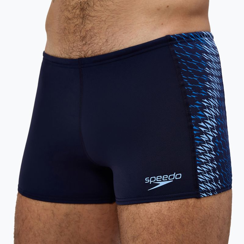 Bokserki pływackie męskie Speedo Endurance+ Tech Panel Aquashort navy/sugar blue 5