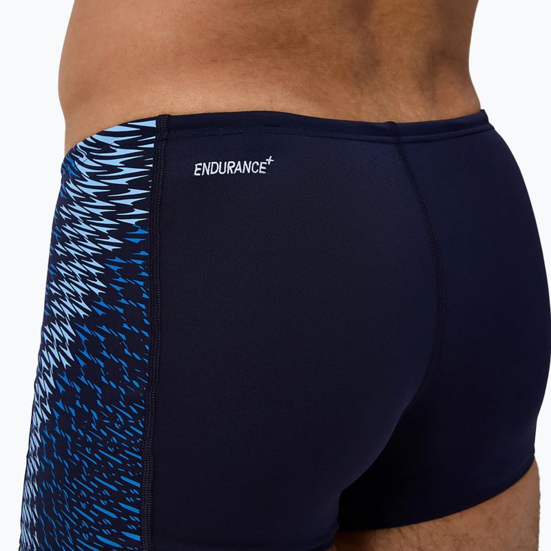 Bokserki pływackie męskie Speedo Endurance+ Tech Panel Aquashort navy/sugar blue 7