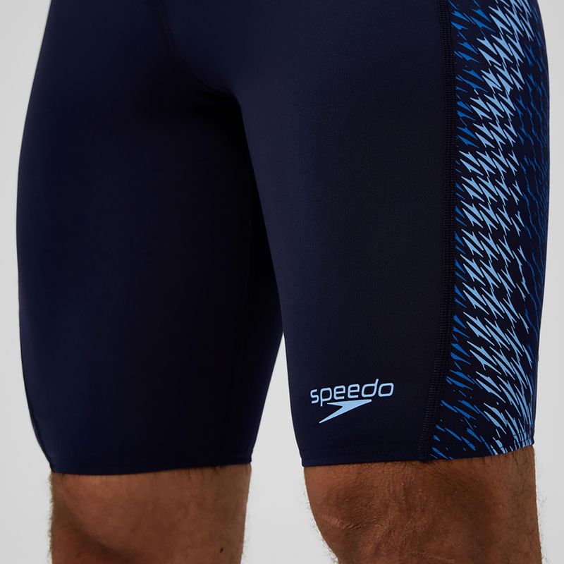 Jammery pływackie męskie Speedo Endurance+ Tech Panel Jammer navy/sugar blue 7