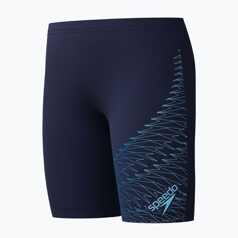 Jammery pływackie dziecięce Speedo Medley Logo peacoat/sugar blue 3