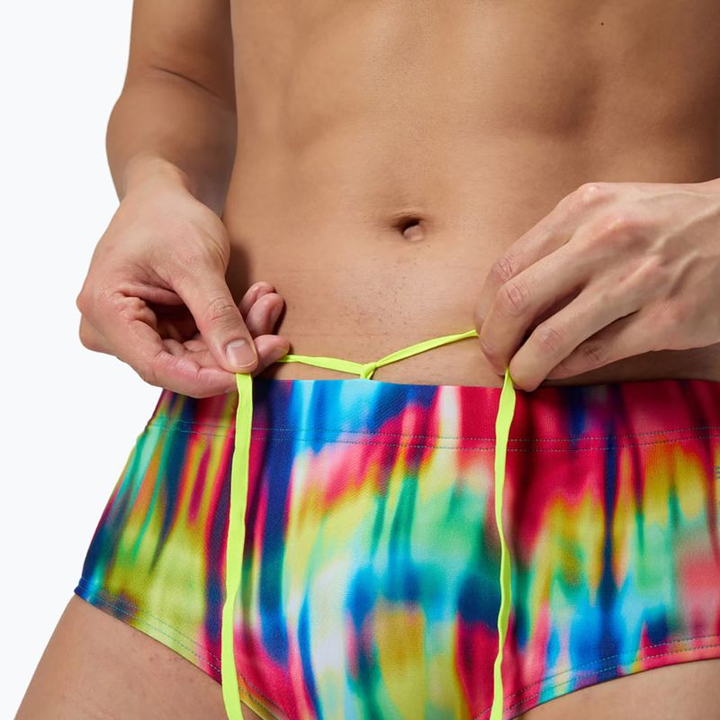 Bokserki pływackie męskie Speedo Printed 13.5 cm Brief prismatic paradise/ruby 4
