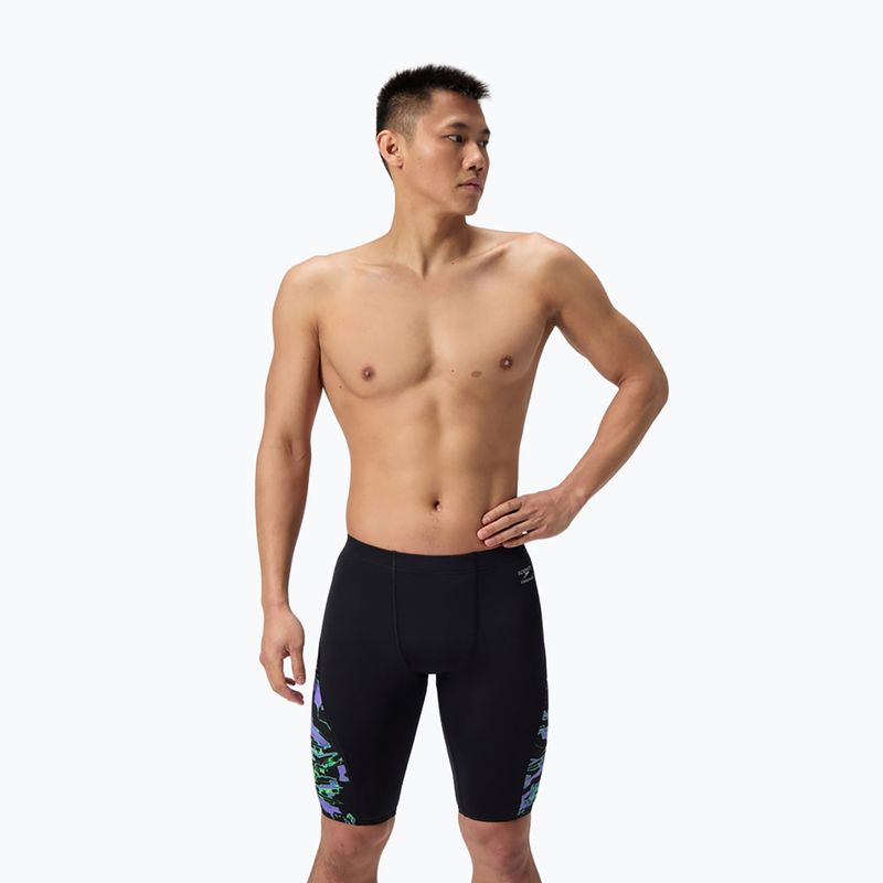 Jammery pływackie męskie Speedo ML Printed Side Spliced gloral glitch/black