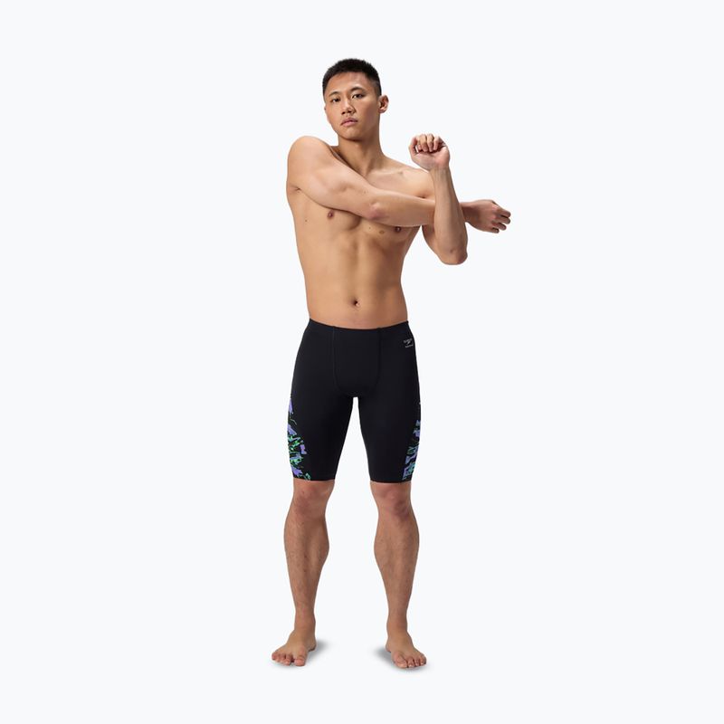 Jammery pływackie męskie Speedo ML Printed Side Spliced gloral glitch/black 2