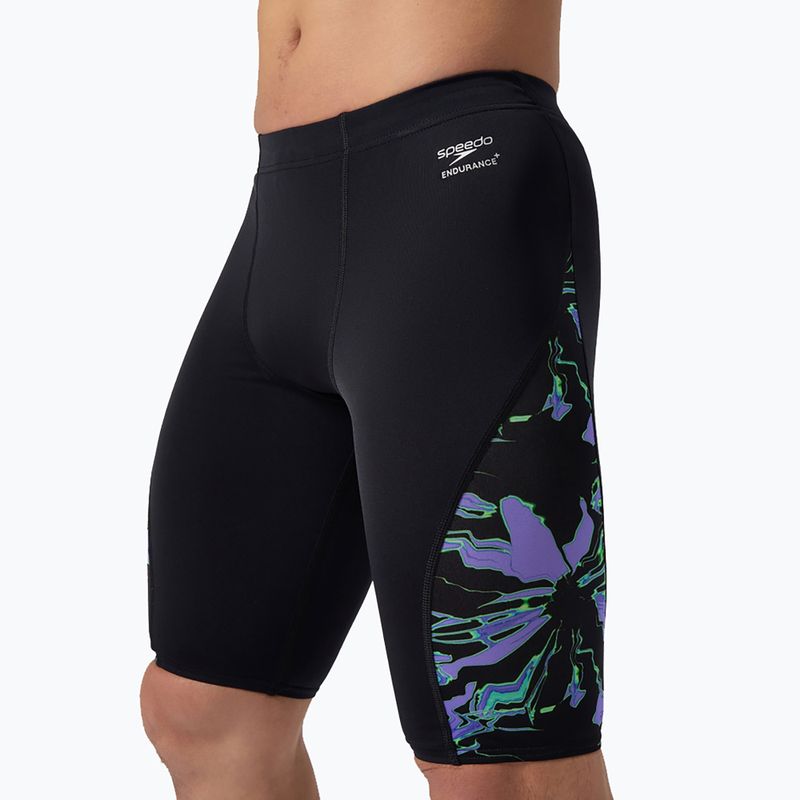 Jammery pływackie męskie Speedo ML Printed Side Spliced gloral glitch/black 5