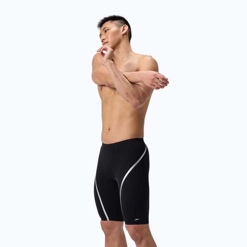 Jammery pływackie męskie Speedo Movement Jammer black/silver 4