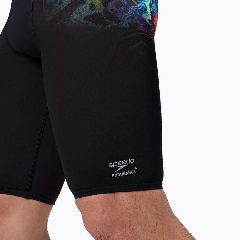 Jammery pływackie męskie Speedo Placement Printed static volta/black 6