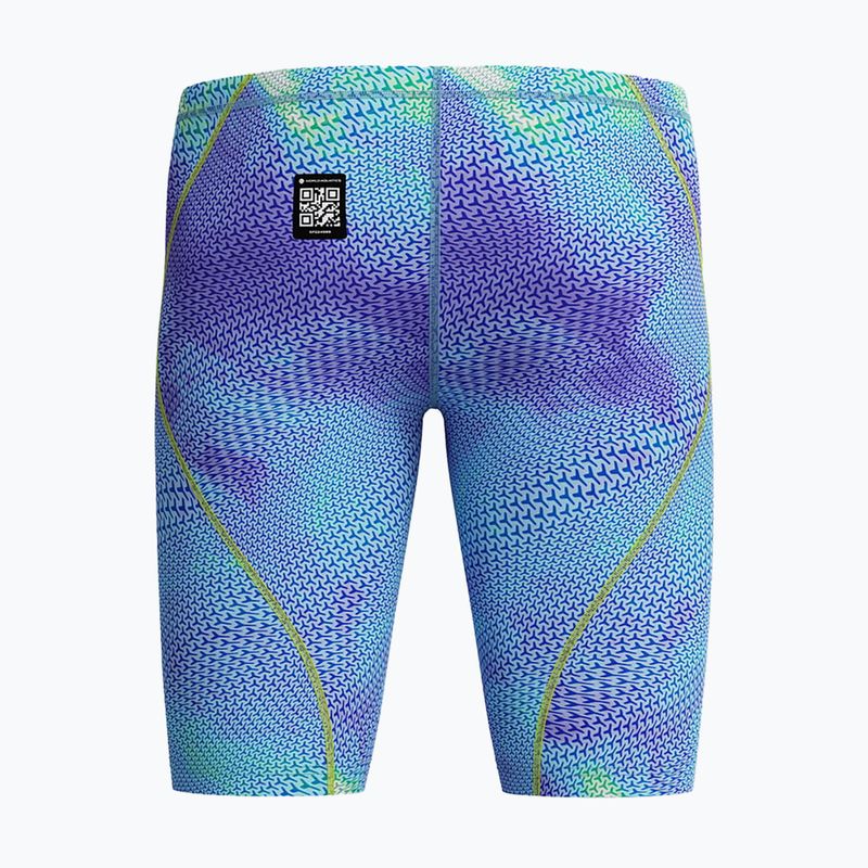 Jammery pływackie męskie Speedo Fastskin HyperSpark Printed Jammer under current/sugar blue 2