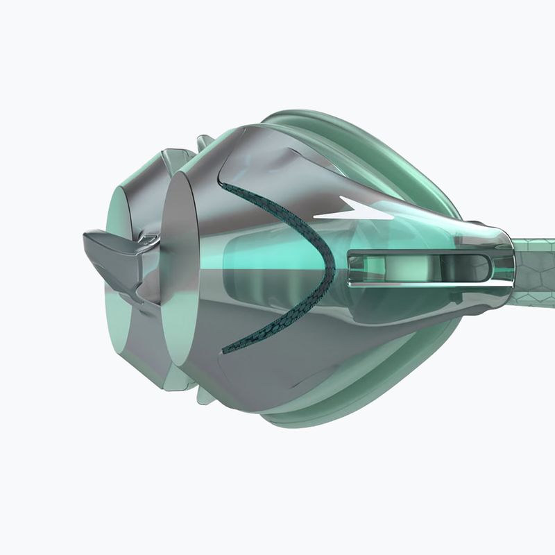 Okulary do pływania Speedo Vanquisher 3.0 Mirror Ltd storm green/grey/emerald matte mirror ltd 3