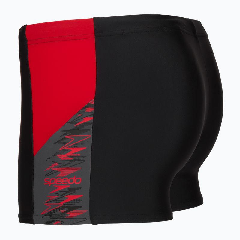 Bokserki kąpielowe męskie Speedo Dive Aquashort Anthracite/Hrr 3
