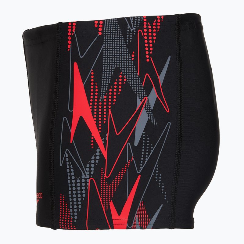 Bokserki kąpielowe chłopięce Speedo Plastisol Placement Aquashort anthracite/hrr 3