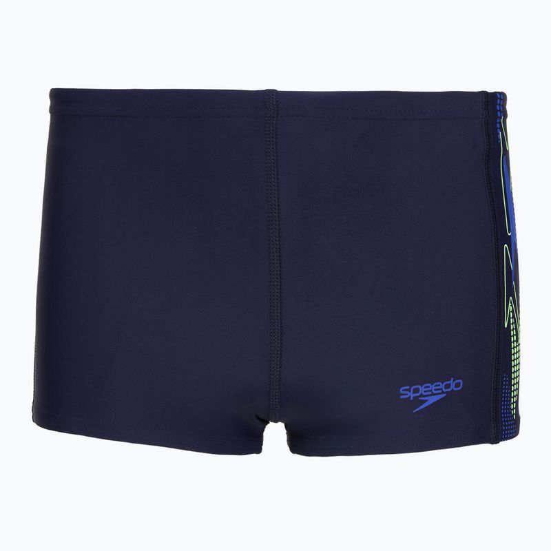 Bokserki kąpielowe chłopięce Speedo Plastisol Placement Aquashort peacoat/deepsapphire