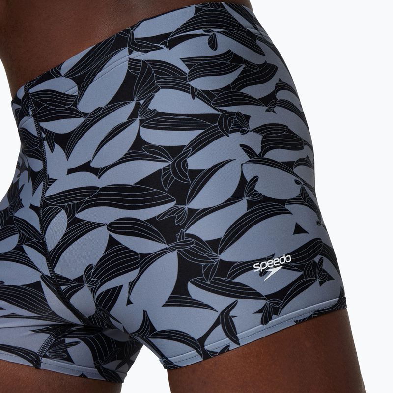 Bokserki kąpielowe męskie Speedo Print Beachstar Square Leg Anthracite/Coin Grey 4