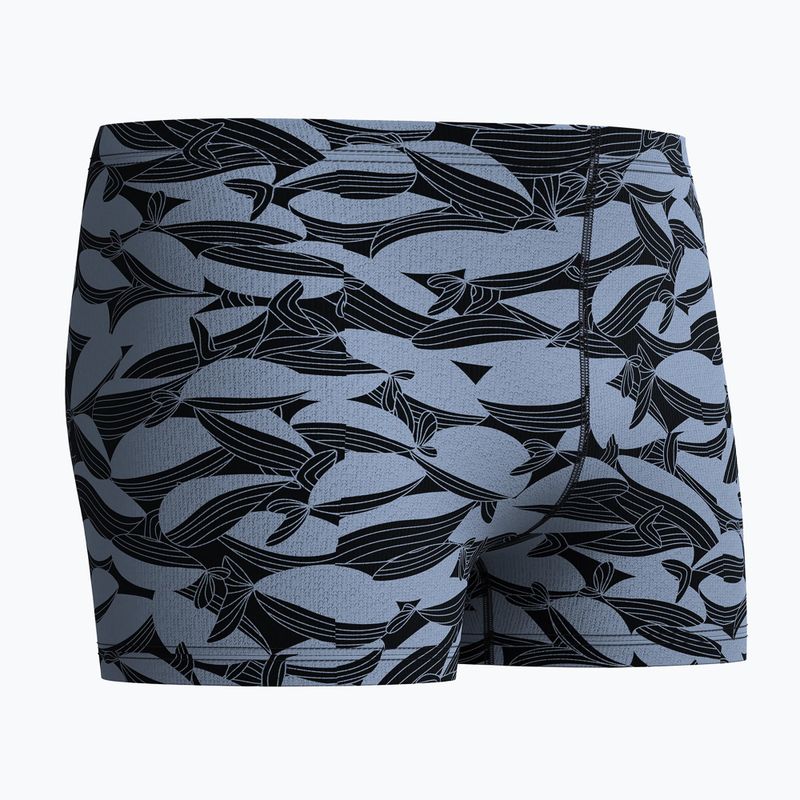 Bokserki kąpielowe męskie Speedo Print Beachstar Square Leg Anthracite/Coin Grey 6