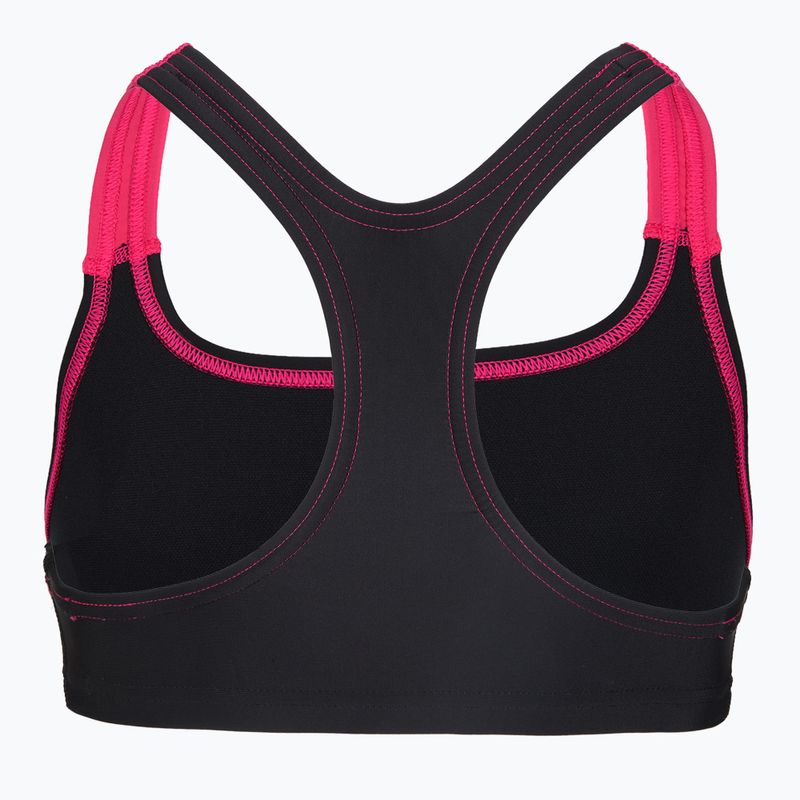Strój kąpielowy dwuczęściowy dziecięcy Speedo Medley Logo Racerback 2pc anthracite/pink 4