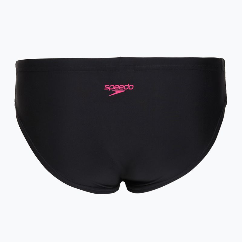 Strój kąpielowy dwuczęściowy dziecięcy Speedo Medley Logo Racerback 2pc anthracite/pink 7