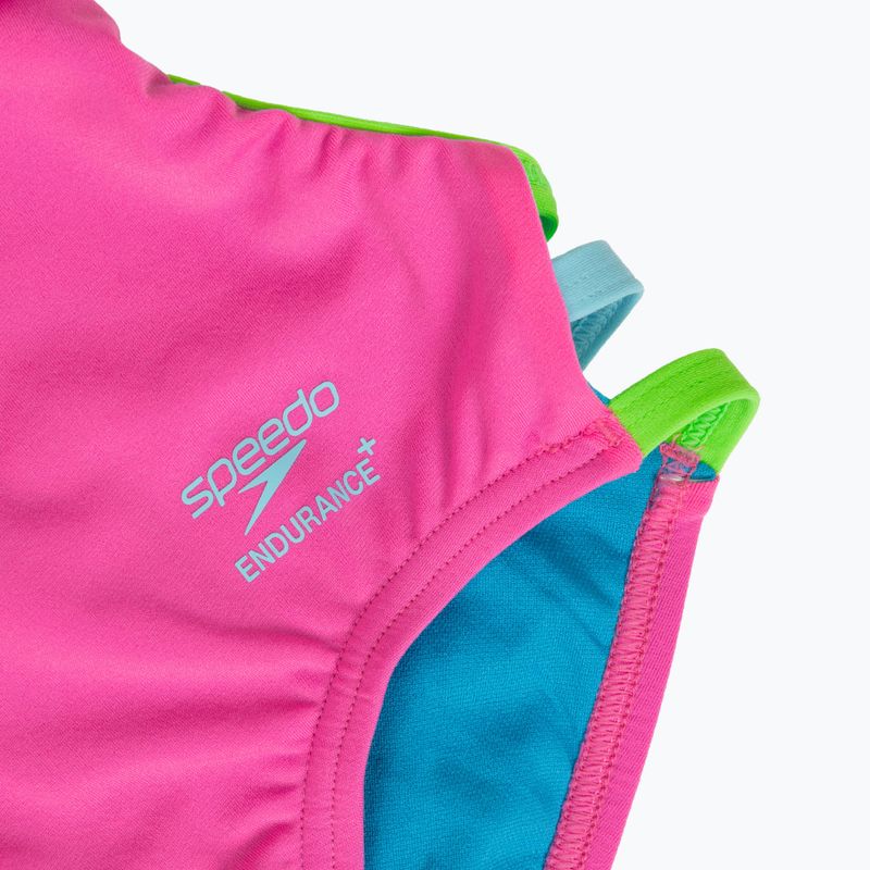 Strój pływacki jednoczęściowy damski Speedo Solid Tri neon flamingo 3