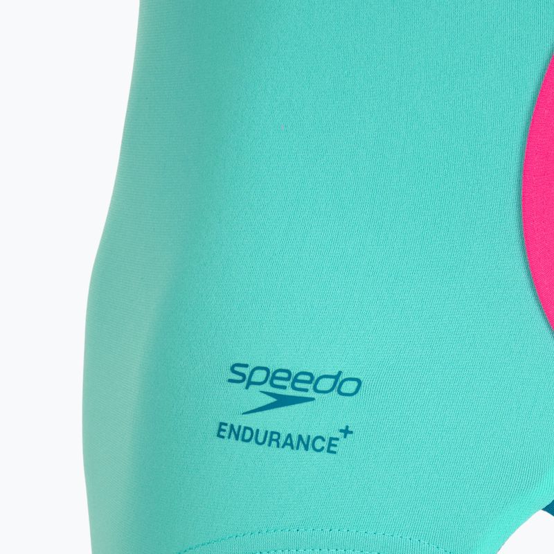 Strój pływacki jednoczęściowy damski Speedo Solid Tri aqua breeze 3