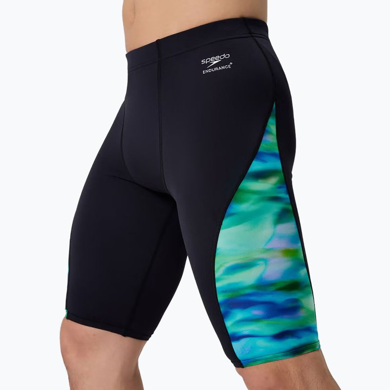 Jammery pływackie męskie Speedo Printed Side Spliced sunset grove/black 4