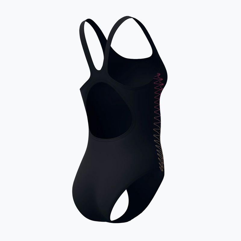 Strój pływacki jednoczęściowy damski Speedo Placement Muscleback anthracite/clover 8