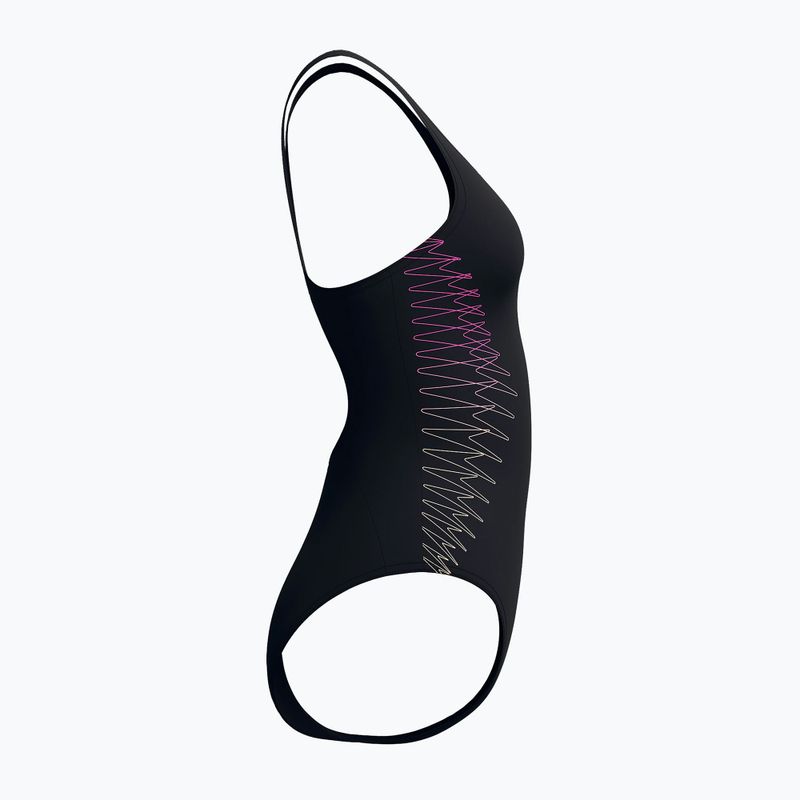 Strój pływacki jednoczęściowy damski Speedo Placement Muscleback anthracite/clover 9