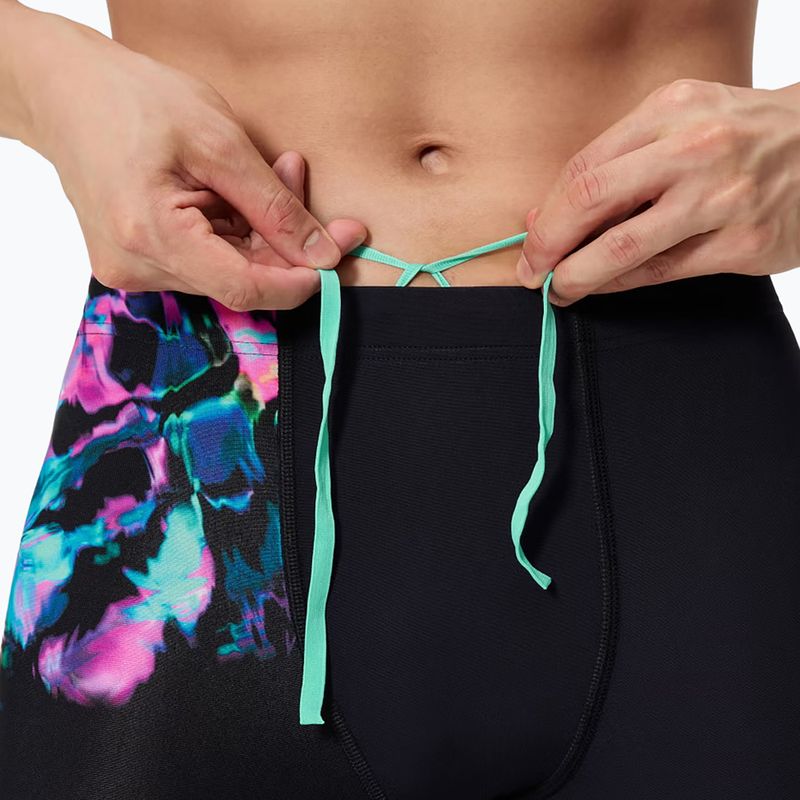 Jammery pływackie męskie Speedo Placement Aquashort glitchy garden/black 4