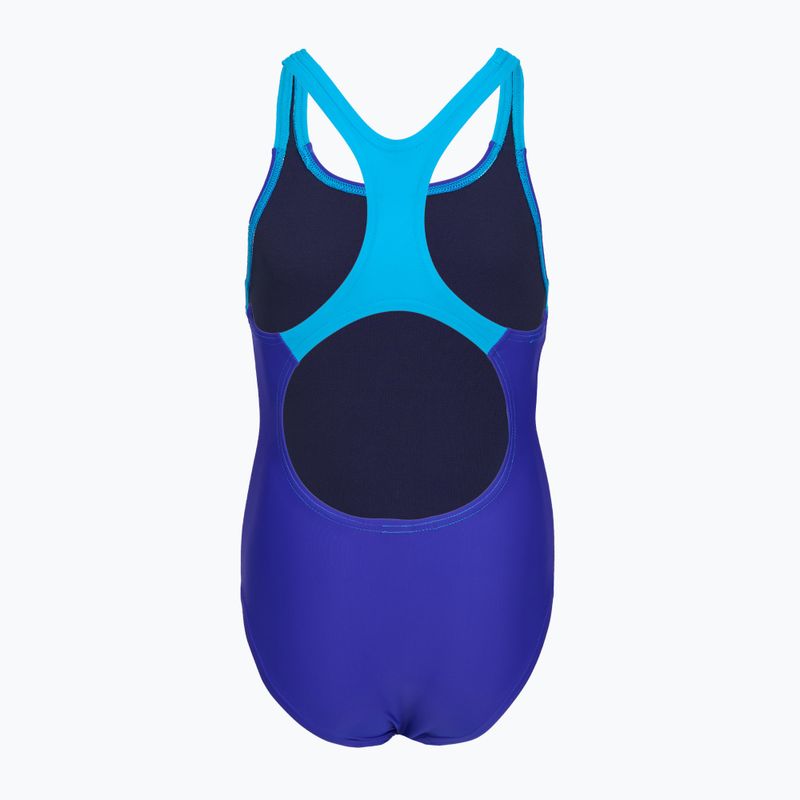 Strój kąpielowy jednoczęściowy dziecięcy Speedo Medley Logo Medalist sapphire/mayan blue 2
