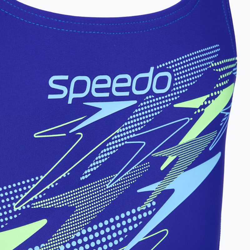 Strój kąpielowy jednoczęściowy dziecięcy Speedo Medley Logo Medalist sapphire/mayan blue 3