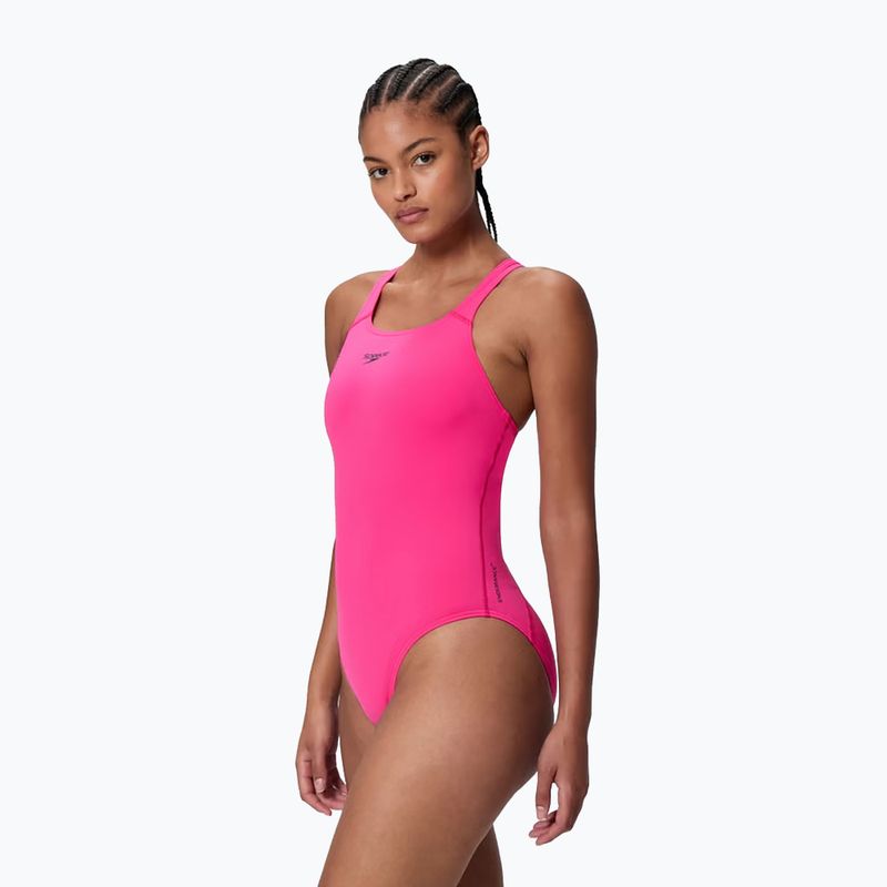 Strój pływacki jednoczęściowy damski Speedo ECO Endurance+ Medalist margarita pink 3