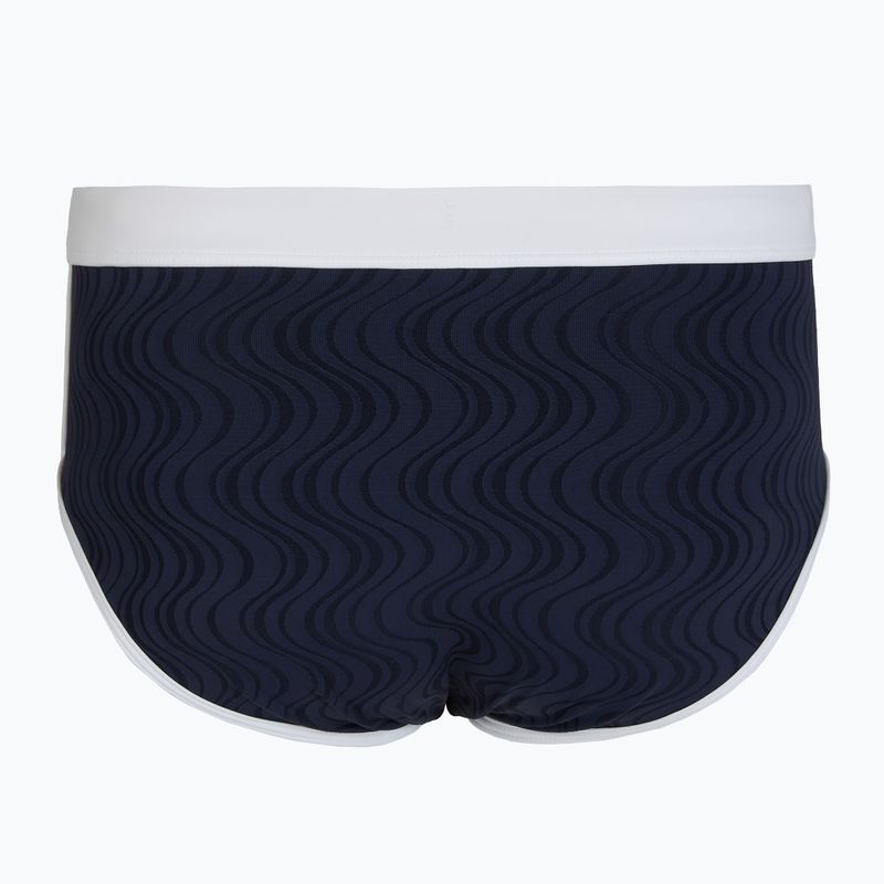 Slipy pływackie męskie Speedo Texture Brief 3.5" peacoat 2