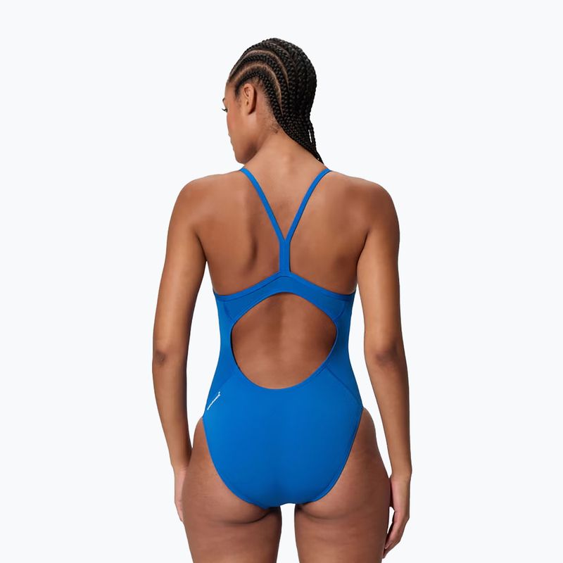 Strój pływacki jednoczęściowy damski Speedo Endurance+ Logo Thin Strap turkish sea 2