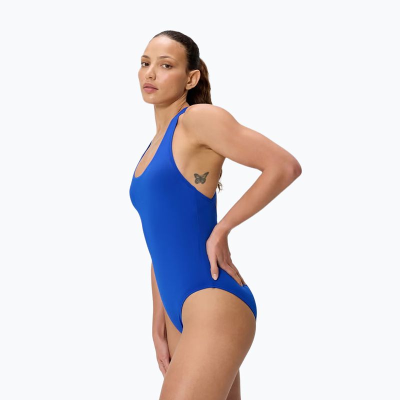 Strój pływacki jednoczęściowy damski Speedo Solid Scoop Neck deep sapphire 3