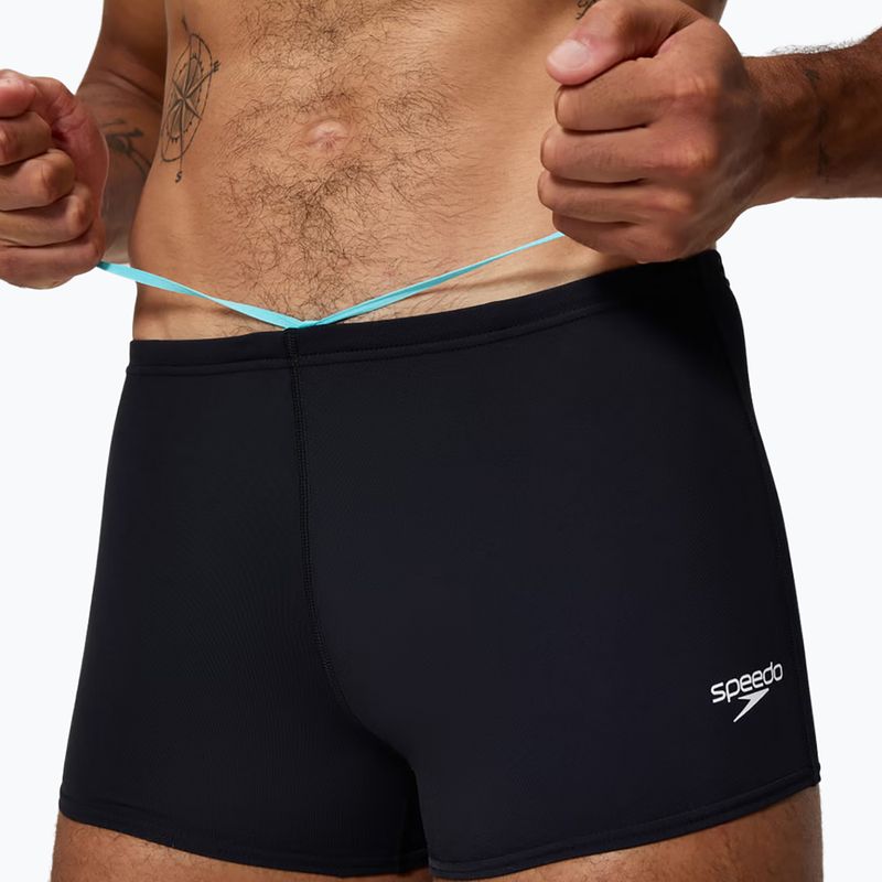 Bokserki pływackie męskie Speedo Endurance+ Logo Aquashort anthracite 4