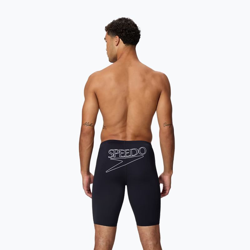 Jammery pływackie męskie Speedo Endurance+ Logo Jammer anthracite 2