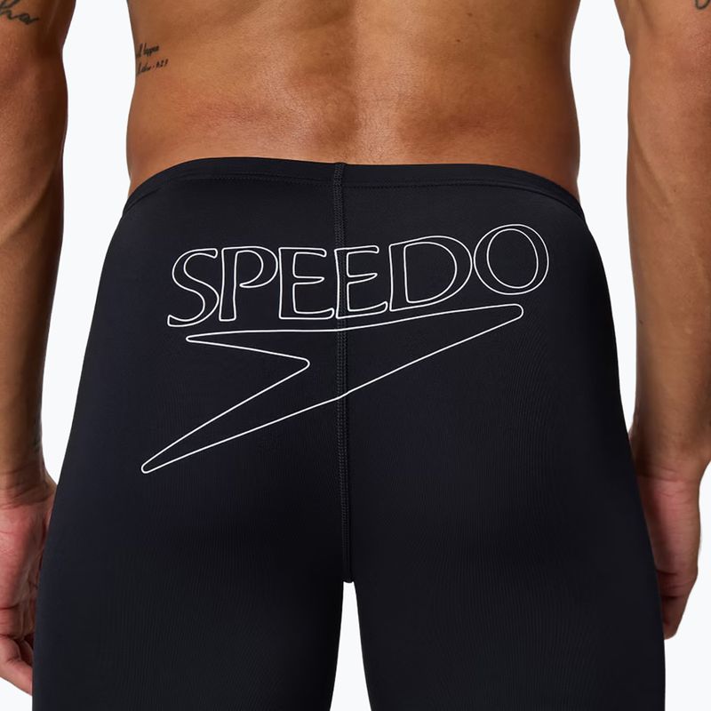 Jammery pływackie męskie Speedo Endurance+ Logo Jammer anthracite 5