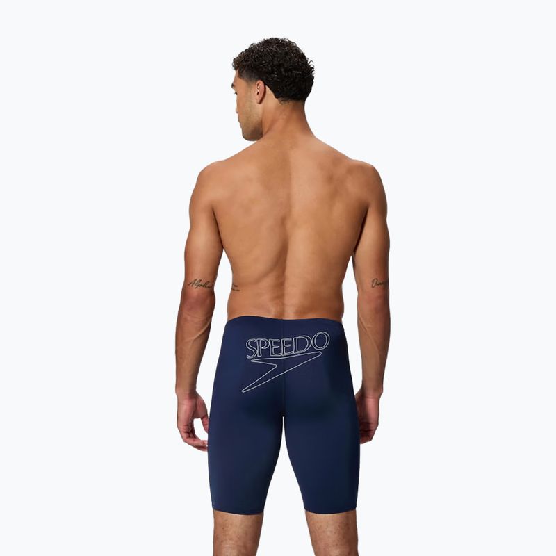 Jammery pływackie męskie Speedo Endurance+ Logo Jammer peacoat 2
