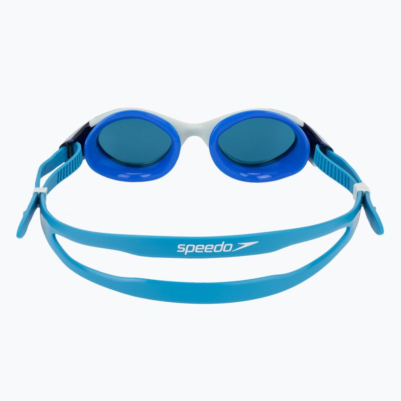 Okulary do pływania damskie Speedo Biofuse 2.0 Mirror light honeydew/cobalt/silver mirror 4