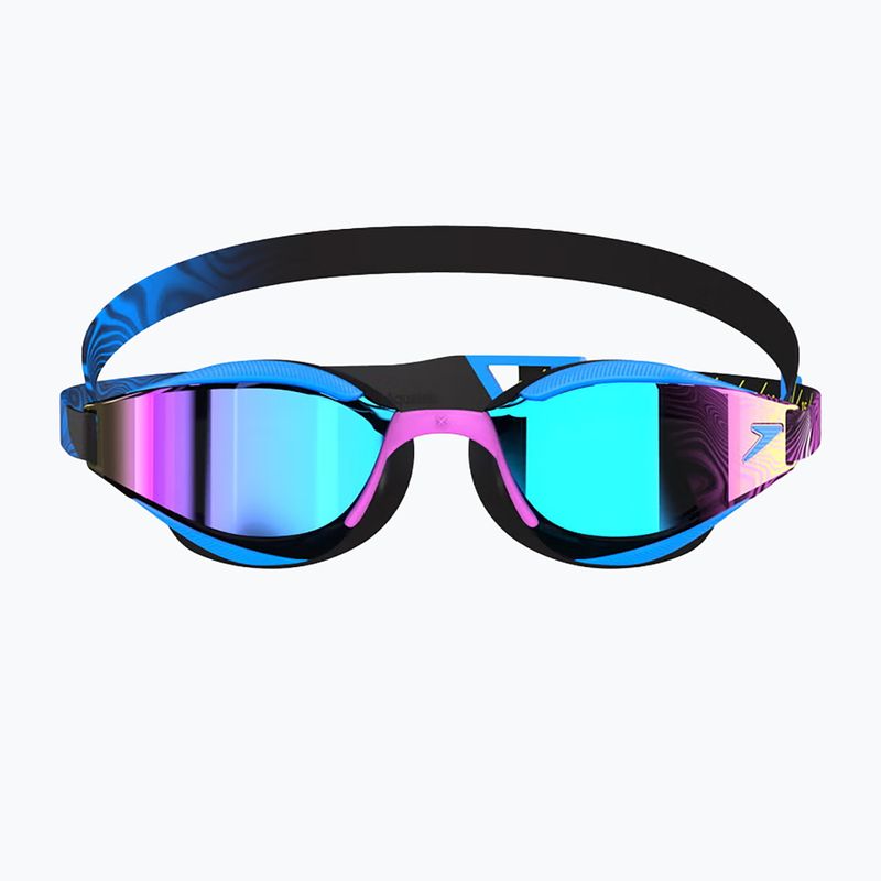 Okulary do pływania Speedo Fastskin Hyper Elite Mirror mayan blue/smoke/tropical horizon 2