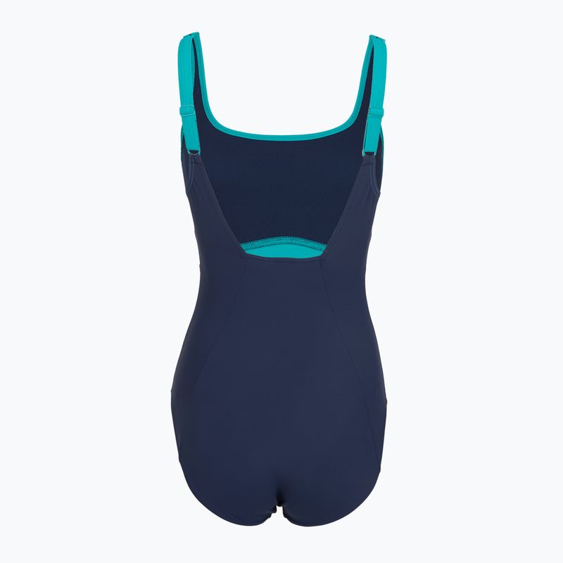 Strój pływacki jednoczęściowy damski Speedo Shaping Contour Eclipse peacock teal/peacoat 2