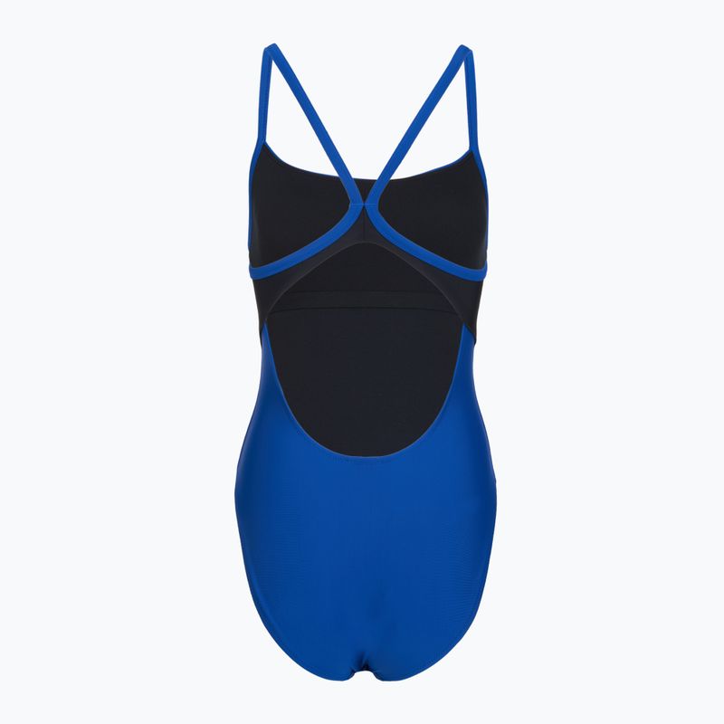 Strój pływacki jednoczęściowy damski Speedo Solid Racerback zaffre blue/anthracite 2
