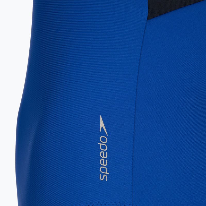 Strój pływacki jednoczęściowy damski Speedo Solid Racerback zaffre blue/anthracite 3