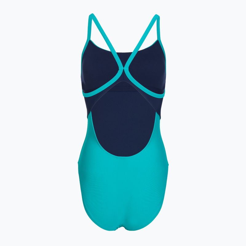 Strój pływacki jednoczęściowy damski Speedo Solid Racerback peacock teal/peacoat 2