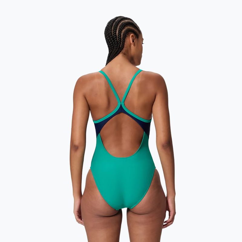 Strój pływacki jednoczęściowy damski Speedo Solid Racerback peacock teal/peacoat 2