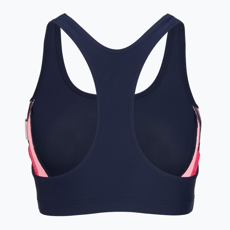 Strój pływacki jednoczęściowy damski Speedo Colourblock Splice 2.0 peacoat/pink 4
