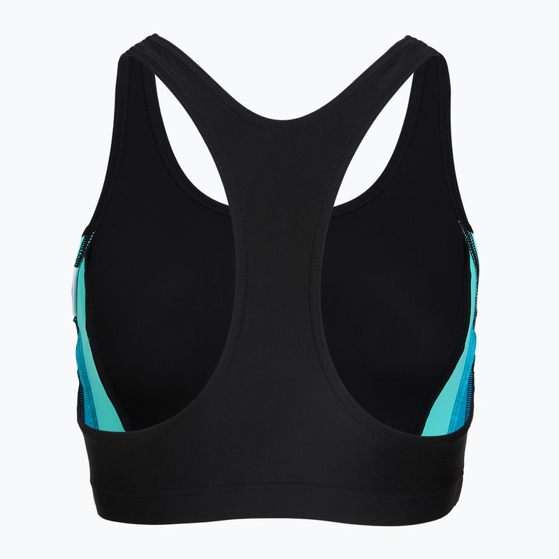 Strój pływacki jednoczęściowy damski Speedo Colourblock Splice 2.0 anthracite/mayanblue 4